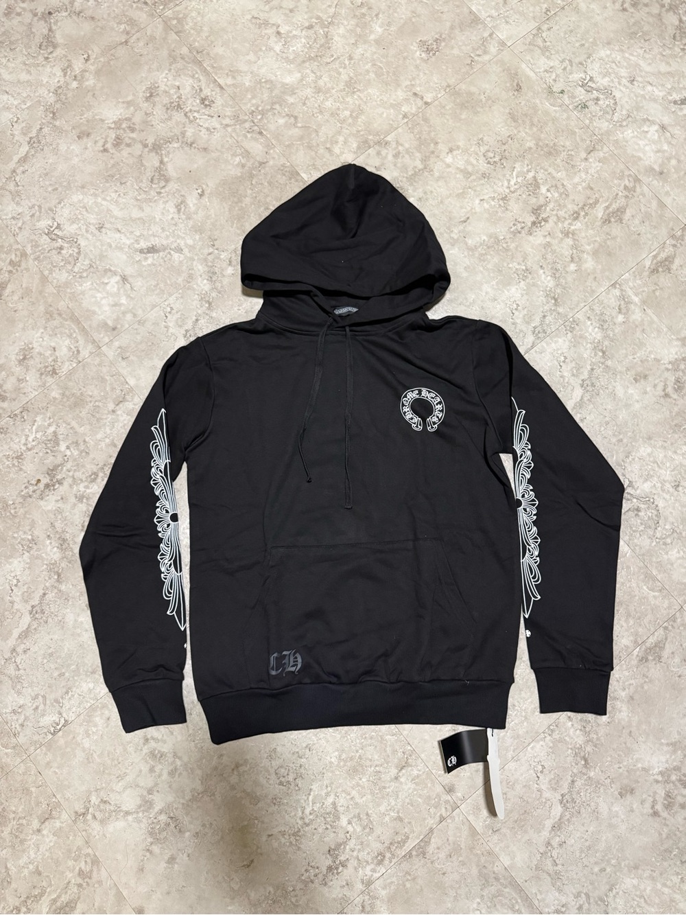 Black Chrome Hearts Hoodie